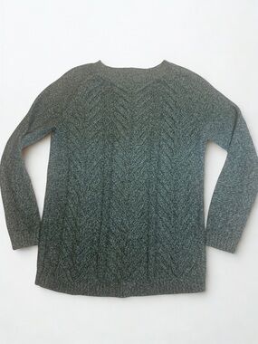 Talbots 100% cotton Women’s Crewneck Cable Knit Sweater